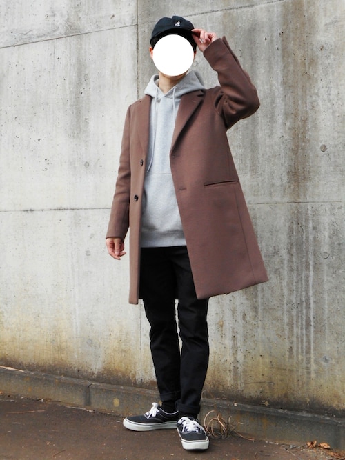 ゆの Green Label Relaxingのチェスターコートを使ったコーディネート Wear