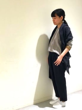 「Plantation（プランテーション）のアイテム」を使った、SHINOさん（レディース・159cm）の秋コーディネート