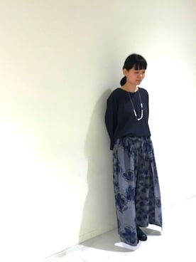 「Plantation（プランテーション）のアイテム」を使った、SHINOさん（レディース・159cm）の秋コーディネート