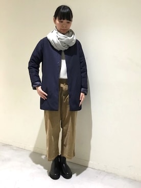 「Plantation（プランテーション）のアイテム」を使った、SHINOさん（レディース・159cm）の秋コーディネート