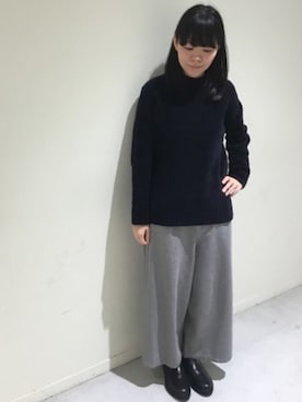 「Plantation（プランテーション）のアイテム」を使った、SHINOさん（レディース・159cm）の冬コーディネート