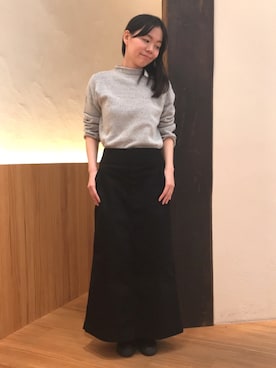 「Plantation（プランテーション）のアイテム」を使った、SHINOさん（レディース・159cm）の冬コーディネート