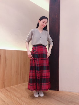 「Plantation（プランテーション）のアイテム」を使った、SHINOさん（レディース・159cm）の春コーディネート