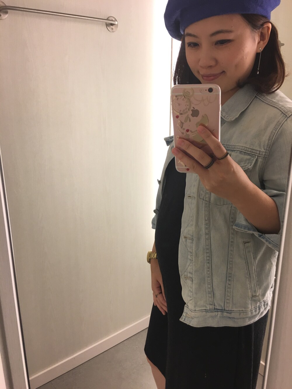 「夏」｜「SLYのアイテム（ジャンパースカート、ブラック系）」を使った、miyayayaさん（レディース・160cm）の春コーディネートの1枚目の写真