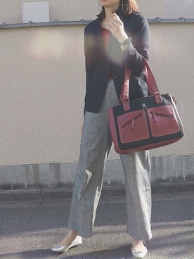 「COMME CA COLLECTION（コムサ・コレクション）のアイテム」を使った、NANAさん（レディース・168cm）の冬コーディネート