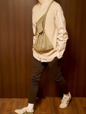 ねてるさん（メンズ・176cm）の春コーディネート