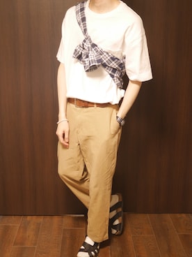 ねてるさん（メンズ・176cm）の夏コーディネート