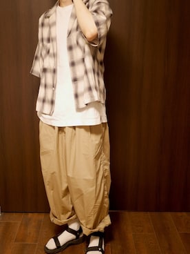 ねてるさん（メンズ・176cm）の夏コーディネート