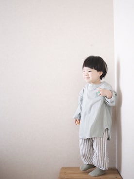 「ゆるゆる」｜「アイテム（その他）」を使った、s*さん（キッズ・80cm）の春コーディネート