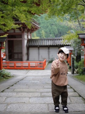 「オシャレパッソ」｜s*さん（キッズ・90cm）の秋コーディネート