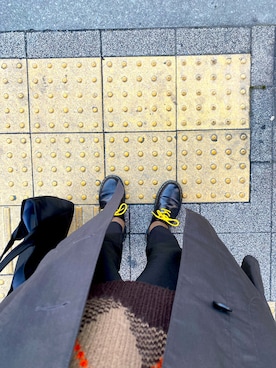 まじ卍さん（メンズ・170cm）の冬コーディネート