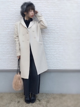 「アイテム（ブーティ）」を使った、masa-miさん（レディース・152cm・30代）の冬コーディネート