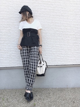 「アイテム（ピアス（両耳用））」を使った、masa-miさん（レディース・152cm・30代）の夏コーディネート