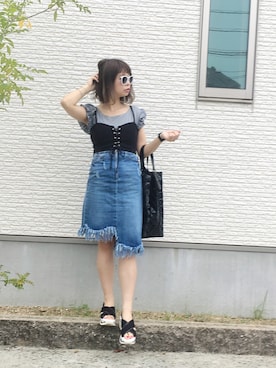 masa-miさん（レディース・152cm）の夏コーディネート