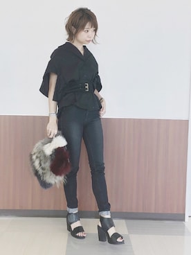 「ファークラッチ」｜masa-miさん（レディース・153cm）の秋コーディネート