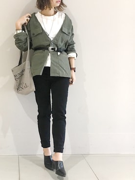 「プチプラミックス」｜masa-miさん（レディース・152cm）の春コーディネート