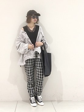 「アイテム（ブルゾン）」を使った、masa-miさん（レディース・152cm・30代）の秋コーディネート
