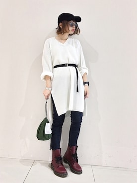 「C.E.L.STORE（セルストア）のアイテム（バッグ）」を使った、masa-miさん（レディース・153cm）の秋コーディネート