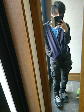 狐君@たあぺろさん(メンズ・175cm)の夏コーディネート