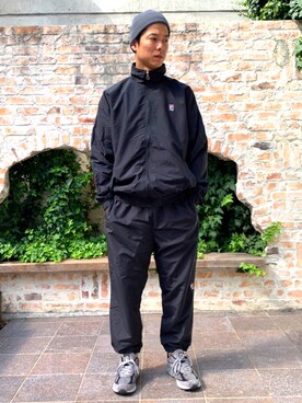「URBAN RESEARCH（アーバンリサーチ）のアイテム（ニットキャップ/ビーニー）」を使った、iyatomiさん（メンズ・178cm）の秋コーディネート