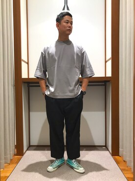 「URBAN RESEARCH（アーバンリサーチ）のアイテム（腕時計）」を使った、iyatomiさん（メンズ・178cm）の夏コーディネート