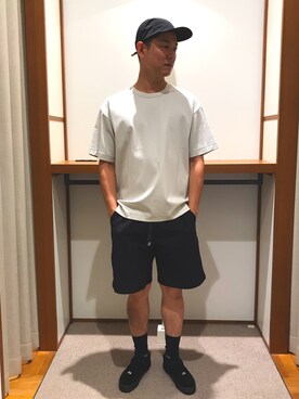 「SLACK FOOTWEAR（スラックフットウェア）のアイテム」を使った、iyatomiさん（メンズ・178cm）の夏コーディネート