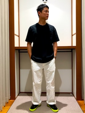 「MASTER&Co（マスターアンドコー）のアイテム（パンツ）」を使った、iyatomiさん（メンズ・178cm）の夏コーディネート