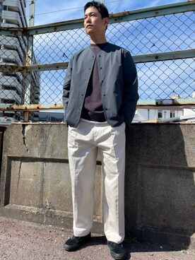 「URBAN RESEARCH（アーバンリサーチ）のアイテム（チノパンツ）」を使った、iyatomiさん（メンズ・178cm）の冬コーディネート