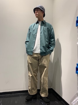 「MASTER&Co（マスターアンドコー）のアイテム（パンツ）」を使った、iyatomiさん（メンズ・178cm）の春コーディネート