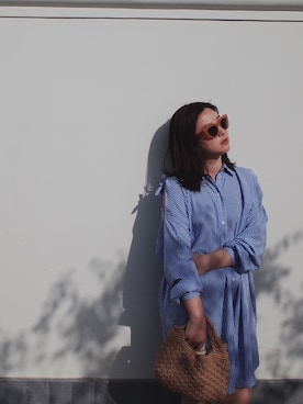 「8seconds（エイトセカンズ）のアイテム（ワンピース/ドレス）」を使った、FINGERSさん（レディース・160cm）の春コーディネート