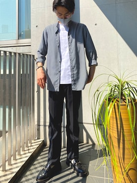 「エアコン対策」｜OMORIさん（メンズ・169cm）の夏コーディネート