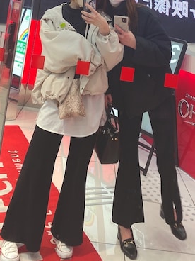 「apres jour（アプレジュール）のアイテム（マウンテンパーカー）」を使った、𝚈𝚄𝙺𝙸𝙽𝙾さん（レディース・160cm）の冬コーディネート