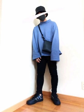 「AIVER（アイバー）のアイテム（スウェット）」を使った、taku(●´ω｀●)さん（メンズ・161cm）の秋コーディネート