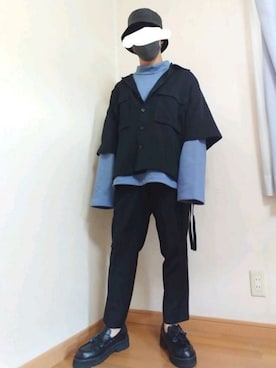 「AIVER（アイバー）のアイテム（スウェット）」を使った、taku(●´ω｀●)さん（メンズ・161cm）の秋コーディネート