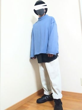 「AIVER（アイバー）のアイテム（スウェット）」を使った、taku(●´ω｀●)さん（メンズ・161cm）の冬コーディネート
