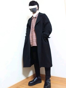 「endevice（エンデヴァイス）のアイテム（シューズ）」を使った、taku(●´ω｀●)さん（メンズ・161cm）の冬コーディネート