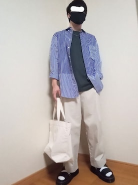 taku(●´ω｀●)さん（メンズ・161cm）の春コーディネート