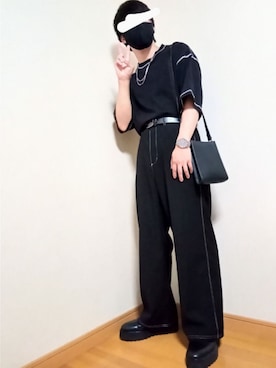 「ステッチ」｜taku(●´ω｀●)さん（メンズ・161cm・10代）の春コーディネート