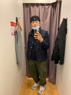 「H&M（エイチ・アンド・エム）のアイテム（ダウンベスト）」を使った、leonard.131さん（メンズ・174cm）の春コーディネート