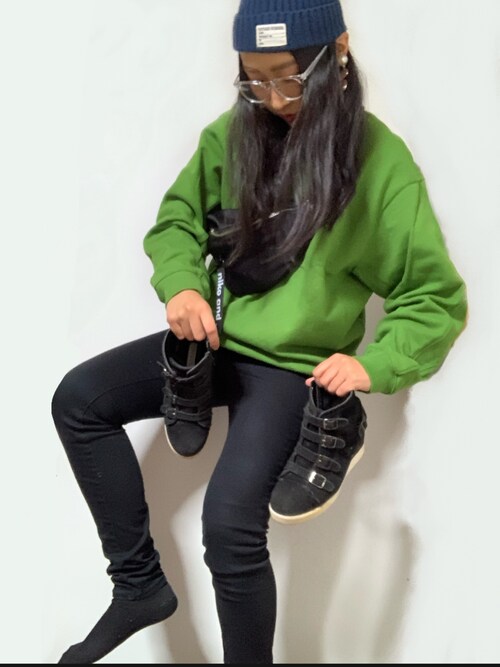 ちぃ ユニクロのパーカーを使ったコーディネート Wear