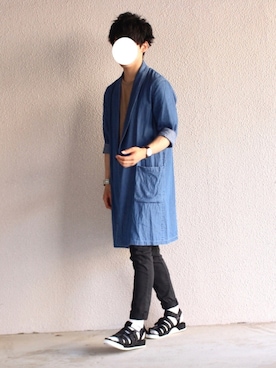 「アイテム（バングル/リストバンド）」を使った、kamishoさん（メンズ・168cm・20代）の春コーディネート
