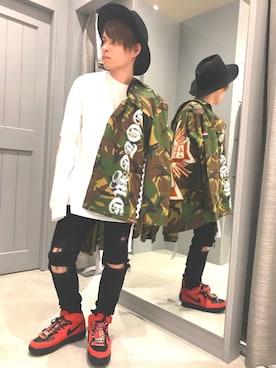 「COTE MER （コートメール）のアイテム」を使った、Sさん（メンズ・160cm）の春コーディネート