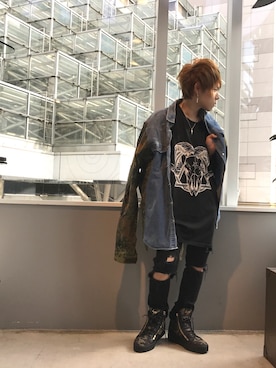 「COTE MER （コートメール）のアイテム」を使った、Sさん（メンズ・160cm）の夏コーディネート