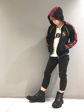 「L.G.B.（ルグランブルー）のアイテム」を使った、Sさん（メンズ・160cm）の秋コーディネート