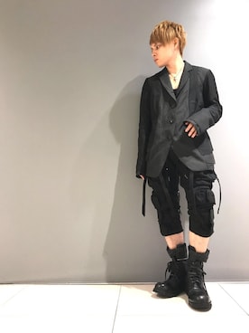 「KMRii（ケムリ）のアイテム」を使った、Sさん（メンズ・160cm）の冬コーディネート