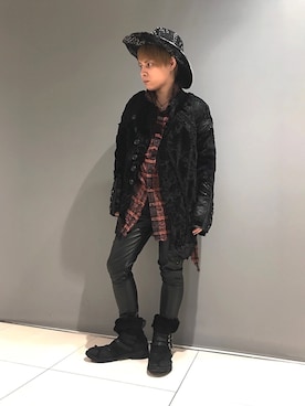 「L.G.B.（ルグランブルー）のアイテム」を使った、Sさん（メンズ・160cm）の冬コーディネート