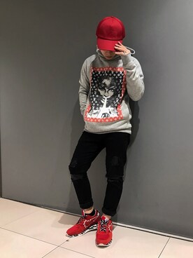 「REPRESENT（リプレゼント）のアイテム」を使った、Sさん（メンズ・160cm）の冬コーディネート