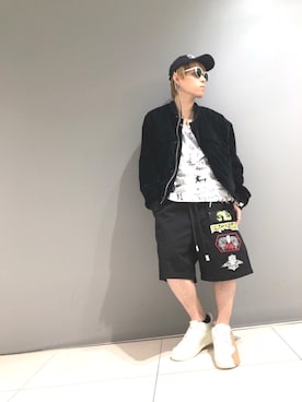 「ラグジュアリーストリート」｜「アイテム（ブルゾン）」を使った、Sさん（メンズ・160cm）の冬コーディネート