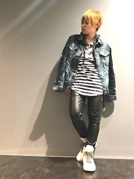 「BALMAIN（バルマン）のアイテム」を使った、Sさん（メンズ・160cm）の春コーディネート