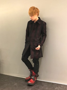 「KMRii」｜「アイテム（その他アウター）」を使った、Sさん（メンズ・160cm）の春コーディネート